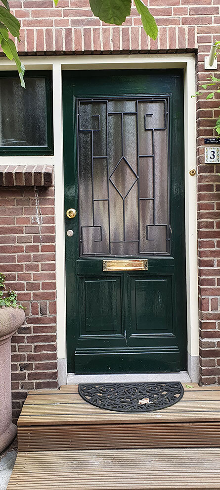 Voordeur in Katwoude, Noord-Holland